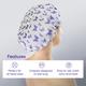 Vega Premium Shower Cap For Women, Waterproof Reusable Bath Cap, Set Of 2 (Sc-02) - Shower Cap