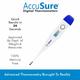 AccuSure Digital Thermometer (MT-1027) - Health Monitors And Equipment