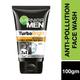 Garnier Men Turbo Bright Anti-Pollution Double Action Facewash 100 gm - Face Wash & Cleansers