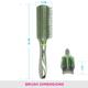 Vega Flat Brush (R13 - FB) 106 gm - Hair Brushes