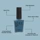 SERY Colorflirt Nail Paint- Dry Sky 10 ml - Nail Polish