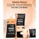 Swiss Beauty Matte Maxx Cover Foundation, 24- Hour Stay, with Hyaluronic Acid & Vitamin E, Oil-Control Formula 2- Ivory Cool 30 gm - Foundation