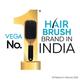 Vega Round Brush Black  (E16 - RB) 1's - Hair Brushes