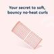 GUBB Hair Rollers - 6 Medium Hair Curlers 50 gm - Rollers & Curlers