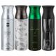 Ajmal Evokesilver Edition Homme & Shadow Homme & Sacrificeiihim & Carbon Deodorant Spray- For Men (Pack Of 4) 200 ml - Men Perfumes (Edt/Edp)