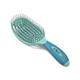 NuWay 4HAIR U.S. Patented Detangler Hair Brush for Men & Women - Green - Detangling C Brush 1s 1's - Hair Brushes