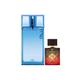 Ajmal Blu EDP Aquatic Woody Perfume And Amber Magic EDP Spicy Aromatic Perfume 190 ml - Men Perfumes (Edt/Edp)