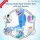 Majestique Bath Silicone Shower Scrubber Easy Clean Exfoliating Body Loofah, Suitable For All Kinds 1's - Loofahs & Sponges