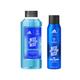 Adidas UEFA Best Of The Best Deodorant Spray 150ml + Ice Bath Sensation Shower Gel 400ml 2's - Men Deodorants/Roll-Ons