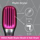 Vega 2 In 1 Multi Styler Hair Brush and Dryer, Keratin Infused Coating and Anti-Static Bristles, VHSD-01 620 gm - Hair Dryers