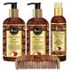Oriental Botanics Neem Comb + Hair Shampoo 300 ml + Conditioner 300 ml + Hair Oil 100 ml - Red Onion - Shampoos