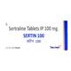 SERTIN 100MG TABLET 10'S - Depression-Ant