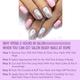 Nails On Board Handmade Press On Gel Nails- Holographic Liliac X Small 50 gm - Nail Care