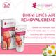 Everteen Bikini Line Hair Remover Creme - Natural Camomile Extract for Women 50gm - Shaving & Hair Removal