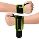 Tynor Wrist Wrap with Thumb Loop (UN) - Black & Green - Hand/Wrist Supports