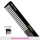 Vega General Grooming Hair Comb for Men and Women, Black (VC2HMBC-113) 2's - Hair Combs