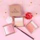 Half N Half Glow Brick Multi-Use Baked Highlighter with 5 Highlighting Shades, Pink Pearl-01 7.5 g - Highlighters & Illuminators