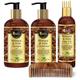 Oriental Botanics Neem Comb + Hair Shampoo 300 ml + Conditioner 300 ml + Hair Oil 100 ml - Bhringraj & Amla - Shampoos