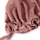Mueras Silk Satin Hair Bonnet Dark Pink 1's - Hair Clips/Bands