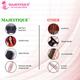 Majestique Prime Black Hair Brush 8 Row Flat Series, Bio-Friendly Detangling Brush 1's - Hair Brushes