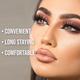 Matt Look 5D Studio Effect Luxury Eyelashes Collection with Strong Adhesive, 01 Wing Woman 1's - Eyelashes