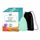 AmbiTech Reusable Menstrual Cup for Women with Pouch (M) 1's - Menstrual Cups