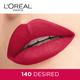 L'Oreal Paris Rouge Signature Matte Liquid Lipstick, 140 Desired 9 ml - Lipsticks