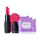Faces Canada Lip & Face Combo - Fuschia Wave + Wipes (4gm + 30N) 1's - Lipsticks