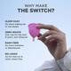 Pee Safe Reusable Menstrual Cup with Medical Grade Silcone for Women - Extra Small 1's - Menstrual Cups