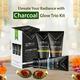 Globus Naturals Diwali Glow Charcoal Trio Kit -Face Wash 100gm, Face Scrub 100gm, Peel-Off Mask 100gm 1's - Makeup Kits & Sets