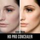 Half N Half HD - Pro Face Makeup Concealer, Orange Corrector 8 gm - Concealer