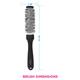 Vega Hot Curl Brush (Small) (H2 - Prs) Color - Black 1's - Hair Brushes