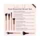 Luxie Face Essential Brush Set - Rose Gold 1's - Face Brush