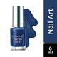 Lakme Color Crush Nailart M6 Navy Blue 6 Ml - Nail Polish