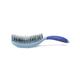 NuWay 4HAIR U.S. Patented Detangler Hair Brush for Men & Women - Blue - Detangling C Brush 1s 1's - Hair Brushes
