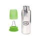 Buddsbuddy RIO Stainless Steel Regular Neck Feeding Bottle - Green 300 ml - Feeding & Nursing