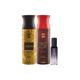 Ajmal Aurum Femme & Sacredlove Deo & Ascend EDP Pack of 3 20 ml - Women Perfumes (Edt/Edp)