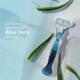 Gillette Venus Smooth Hair Removal Razor - Aloe Extract (For Woman) - Shaving & Hair Removal