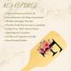 Allure Personalised Paddle Hair Brush Letter F 1's - Hair Brushes