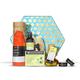 Soulflower Hexagon Bath Set With Jasmine Sop 1N, Jasmine Arome Oil 1N, Jasmine Massage Oil 1N,T- Light Jasmine Aroma Candles 2N Luffa (150gm + 30ml + 90ml) - Bath Salts