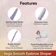 Vega Smooth Eyebrow Shaper for Women for Face, Eyebrows, Upperlips, Chin, Forehead, ESS-02 2's - Face & Eyebrow Razors
