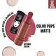 Elle 18 Color Pops Matte, Nude Nectar, Matte Finish, Moisturising Lipstick 4.3 g - Lipsticks