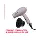 Alan Truman Mini Dryer - 1000 Watts Dc Motor Hair Dryer - Pink Blush 1's - Hair Dryers