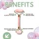 House of Beauty Rose Quartz Roller Kit For Toning, Tightening, Depuffing Face & Undereyes (3Pcs) 1's - Face Oils