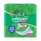 Whisper Ultra Clean Sanitary Pads for Women, XL+ 50 Napkins 299 gm - Sanitary Napkins