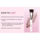 Plume P04 Flat Contour Brush 1's - Face Brush