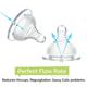 R for Rabbit First Feed Soft Silicon Teat for Glass/PP Bottle(0-6) (Size - S) 1's - Feeding & Nursing