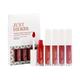 Just Herbs Ayurvedic Liquid Lipstick Kit Set of 5 with Long Lasting, Hydrating, Deeps Red 10ml - Liquid Lipsticks