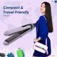 Vega Go Mini Hair Straightener for Women with Quick Heat Up, Best for Travelling (VHSH-40) 340 gm - Straighteners