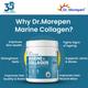 Dr. Morepen Marine Collagen Skin Protein Powder - Chocolate Flavour 250 g - Hair & Skin